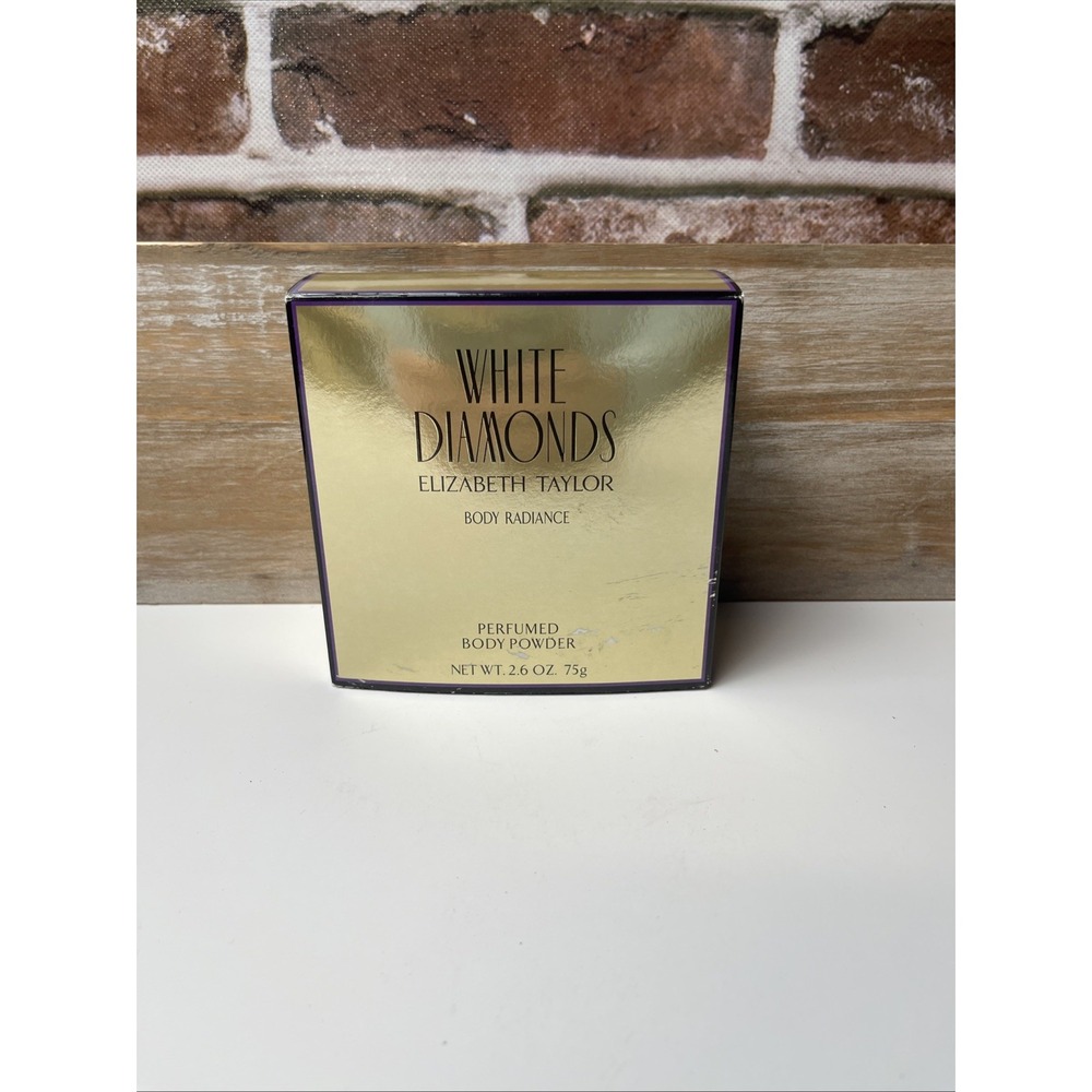 Elizabeth Taylor White Diamonds Body Powder 2.6oz – Perfumed Radiance Powder New
